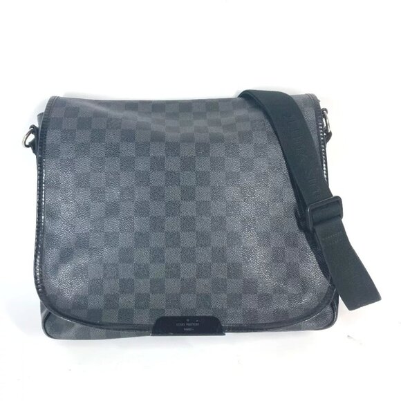 LOUIS VUITTON N41272 Damier Graphite Distrix MM Messenger Crossbody Shoulder Bag - Picture 1 of 13